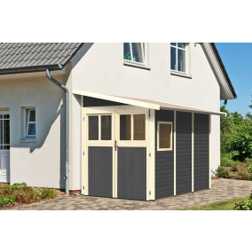Karibu | Aanbouw Wandlitz 3 | Terragrijs